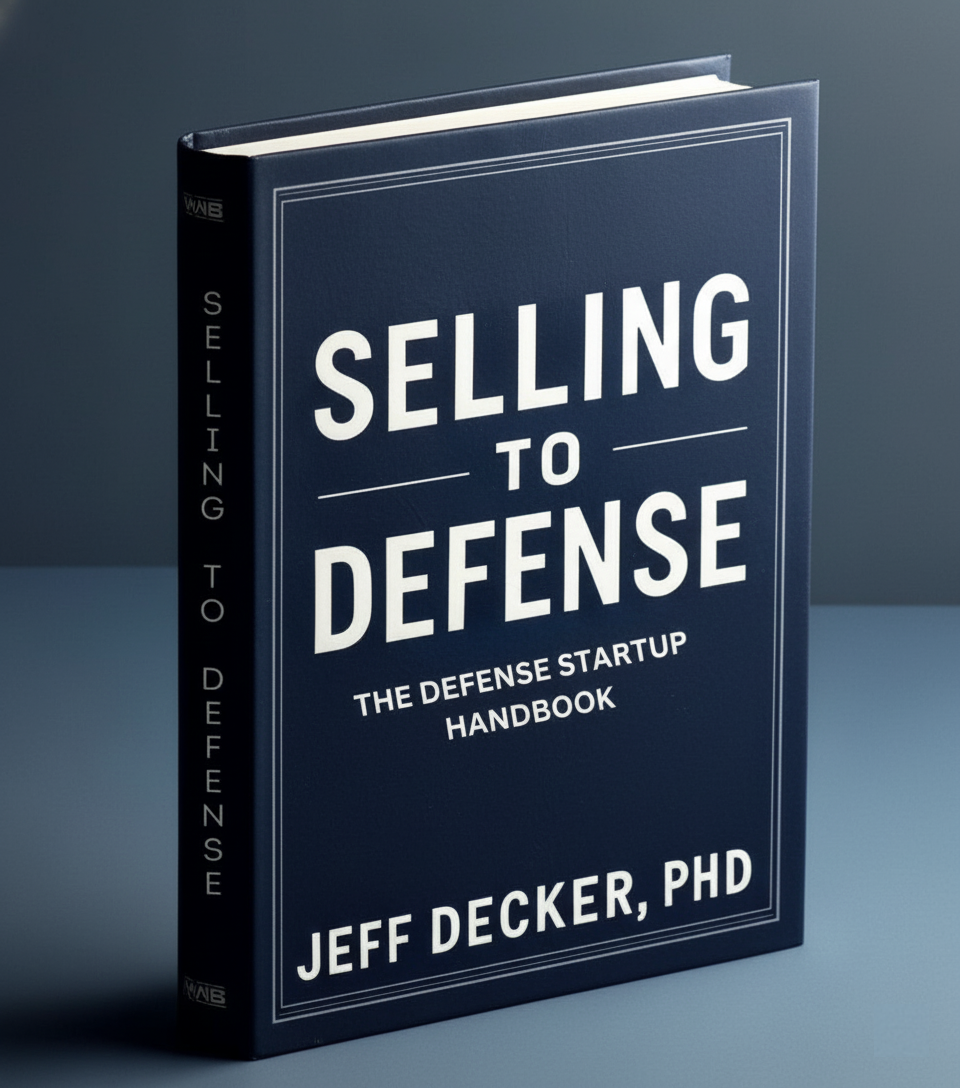 Selling to Defense hardcover mockup